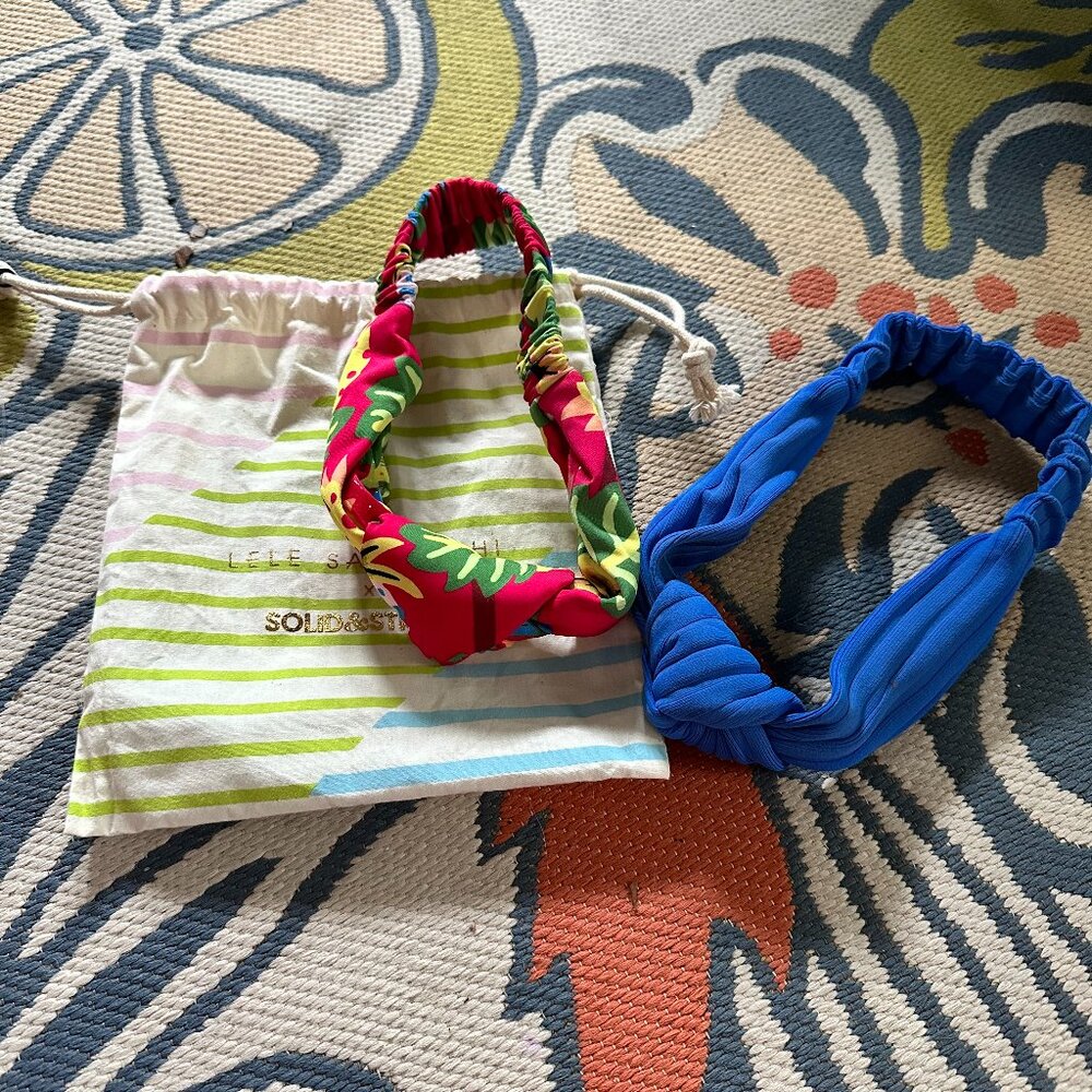 NWT Lele Sadoughi x Solid & Striped Headbands